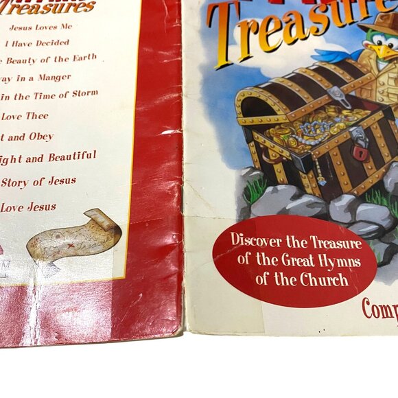 Vintage 90s Hymn Treasures Paperback Childrens Music Book Lot of 4 Homeschool - Picture 4 of 12